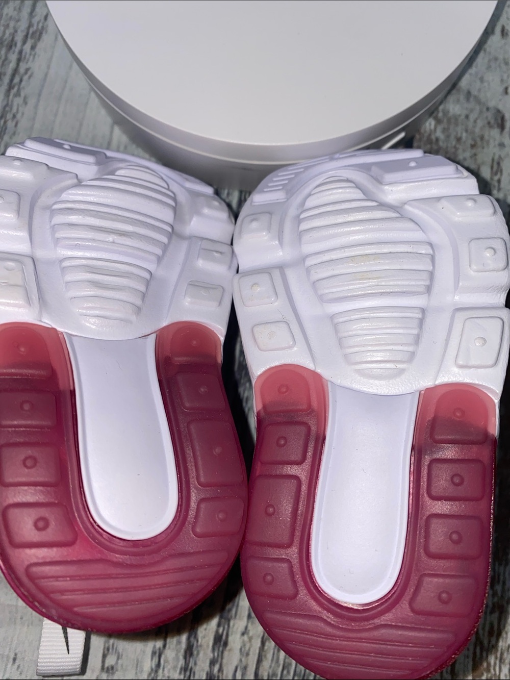 Nike Air Max 270 Toddler Sneakers White Pink Size 4C DD1646-124 - Picture 5 of 6